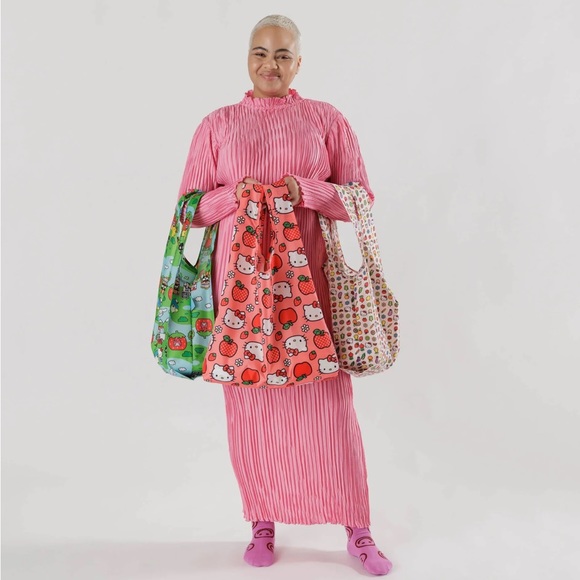 NWT Hello Kitty X BAGGU Standard Baggu set of 3 - Picture 4 of 5